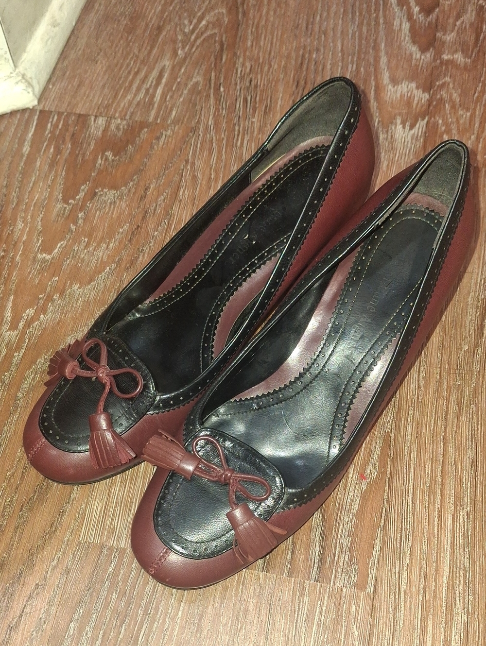 Vintage Leather Pump Heels